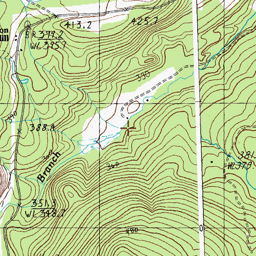 Topographic Map of Lockwood Brook, VT