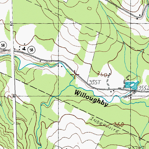 Topographic Map of Lord Brook, VT