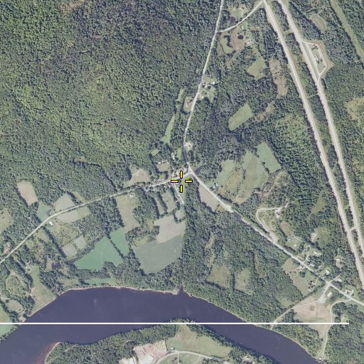 Aerial/Satellite Image of Lower Waterford, VT