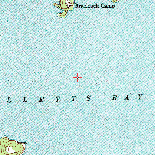 Topographic Map of Malletts Bay, VT