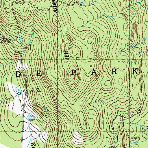 Topographic Map of McKinstry Hill, VT