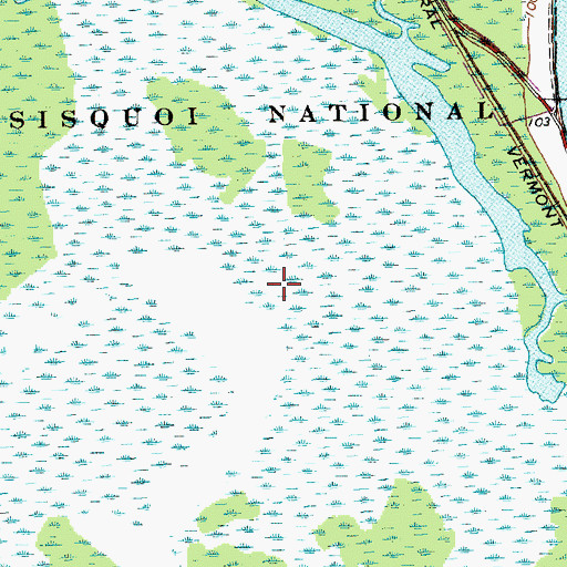 Topographic Map of Missisquoi National Wildlife Refuge, VT