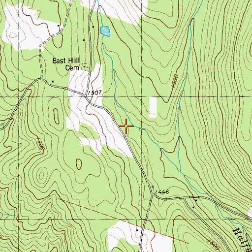 Topographic Map of Number 12 School, VT