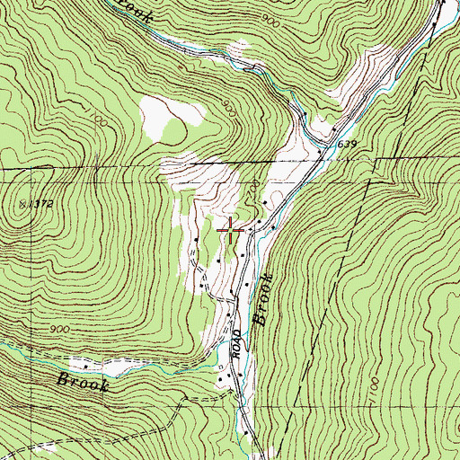 Topographic Map of Number 9 School, VT
