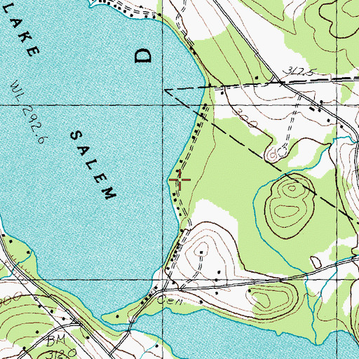Topographic Map of Orcutt Brook, VT