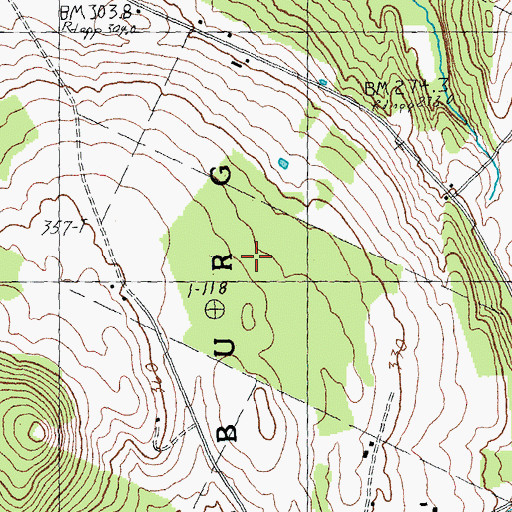 Topographic Map of Orleans, VT