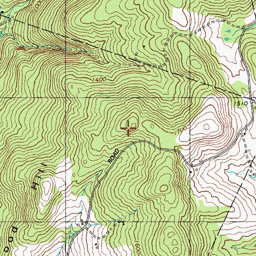 Topographic Map of Osgood Hill, VT