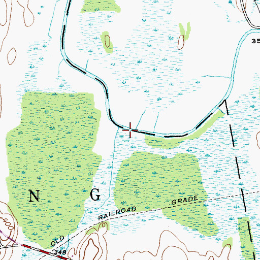 Topographic Map of Pleasant Brook, VT