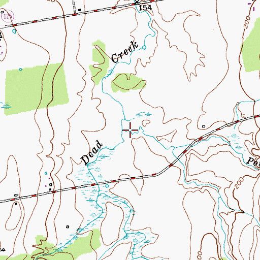 Topographic Map of Potash Brook, VT