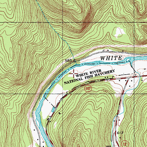 Topographic Map of Rood State Park, VT