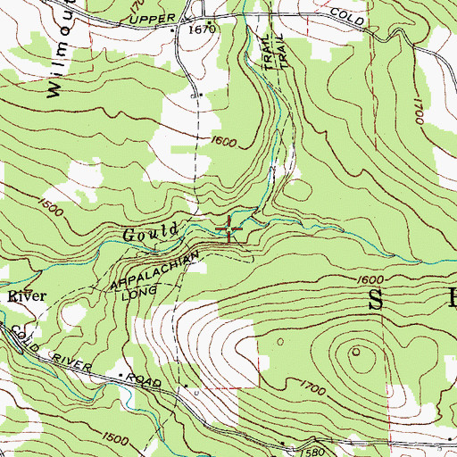 Topographic Map of Sargent Brook, VT