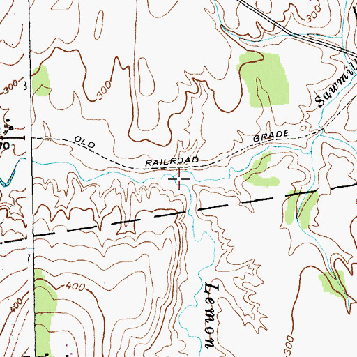 Topographic Map of Sawmill Brook, VT