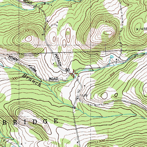 Topographic Map of School Number 3, VT