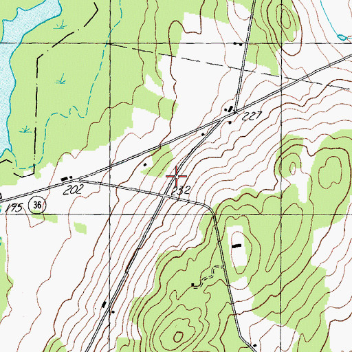 Topographic Map of School Number 6, VT