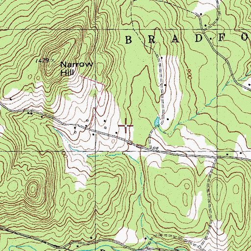 Topographic Map of School Number 7, VT