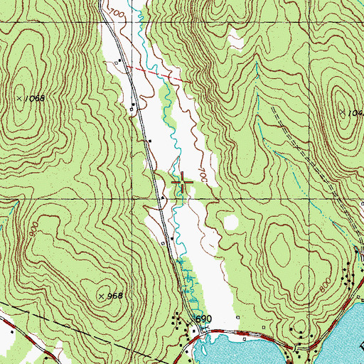 Topographic Map of School Number 9, VT