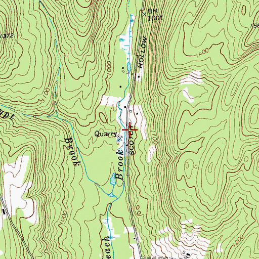 Topographic Map of Scotch Hollow, VT