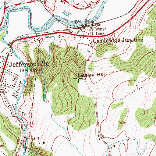 Topographic Map of Seeley Hill, VT