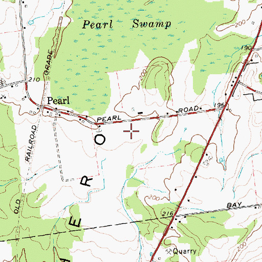 Topographic Map of South Hero Island, VT