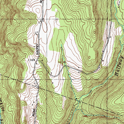 Topographic Map of Southeast Hill School, VT