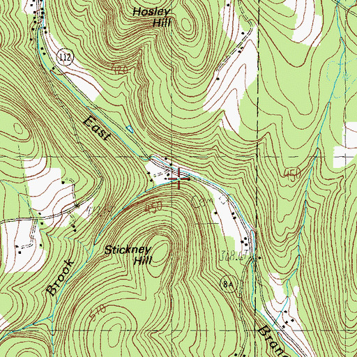 Topographic Map of Sprague Brook, VT