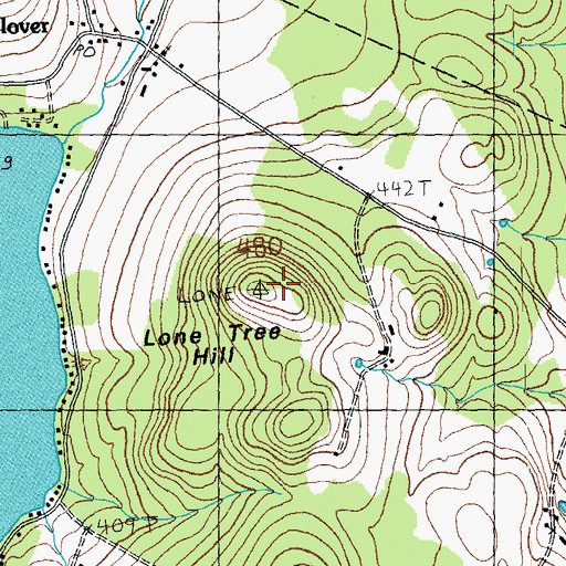 Topographic Map of Still Hill, VT