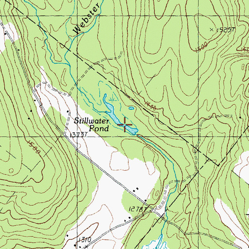 Topographic Map of Stillwater Pond, VT