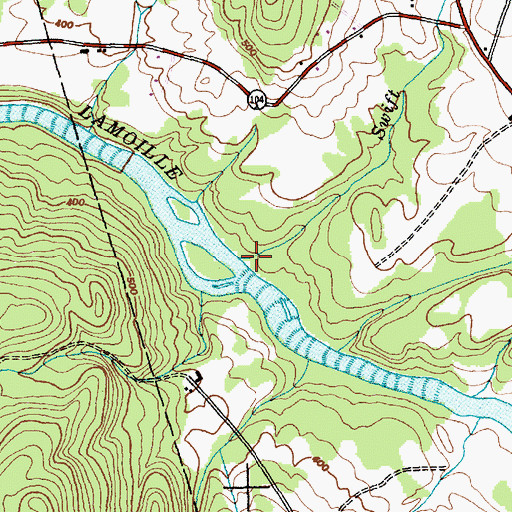 Topographic Map of Swift Brook, VT