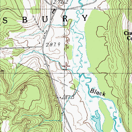 Topographic Map of Tromp Point, VT