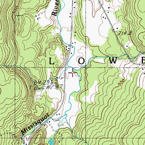 Topographic Map of Truland Brook, VT