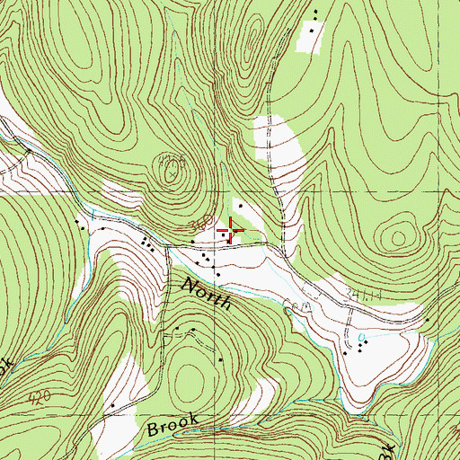 Topographic Map of Valley School, VT