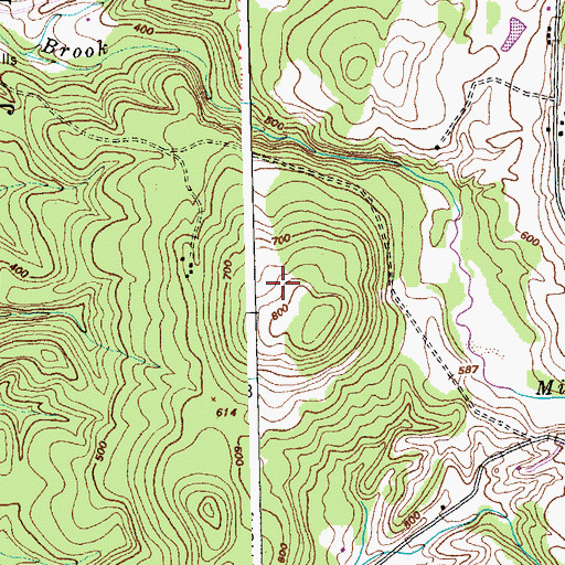 Topographic Map of Vermont Research Forest Agriculture Experiment StatiON, VT