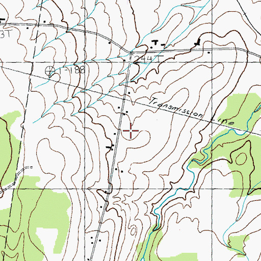 Topographic Map of West Hill School, VT