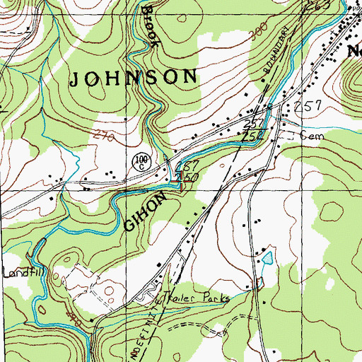 Topographic Map of Wild Brook, VT