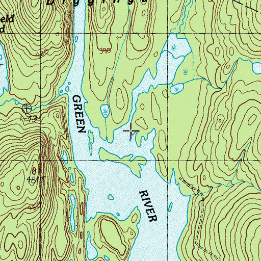 Topographic Map of Wiley Brook, VT