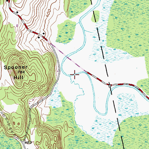 Topographic Map of Willow Brook, VT