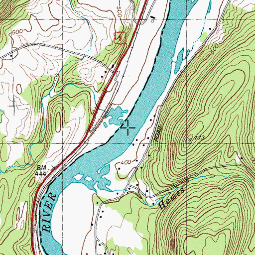 Topographic Map of Zebedee Brook, VT