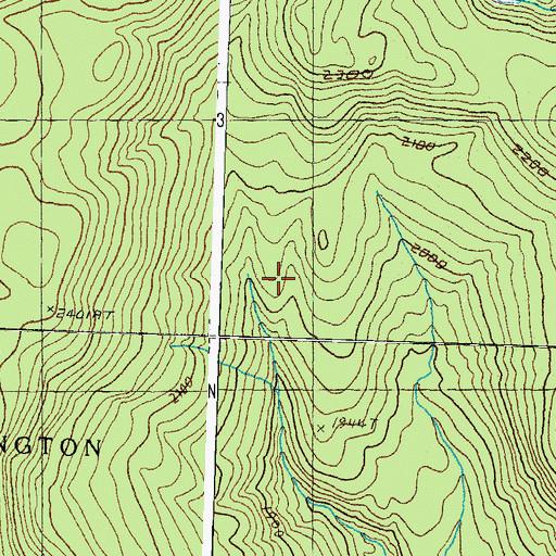 Topographic Map of Camp Number Three (historical), VT