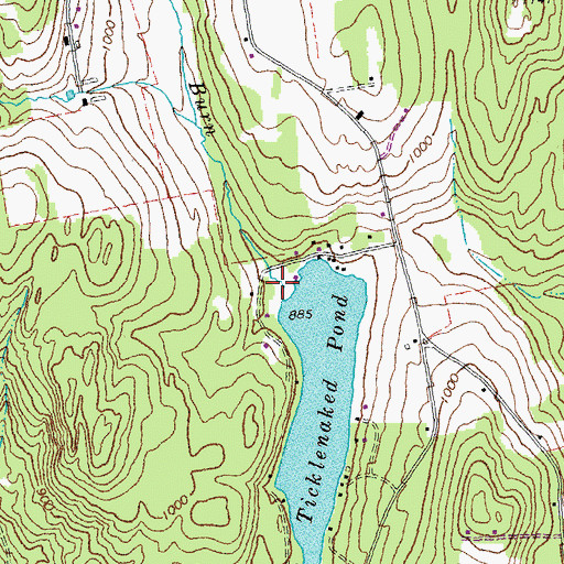 Topographic Map of Scotch Burn, VT