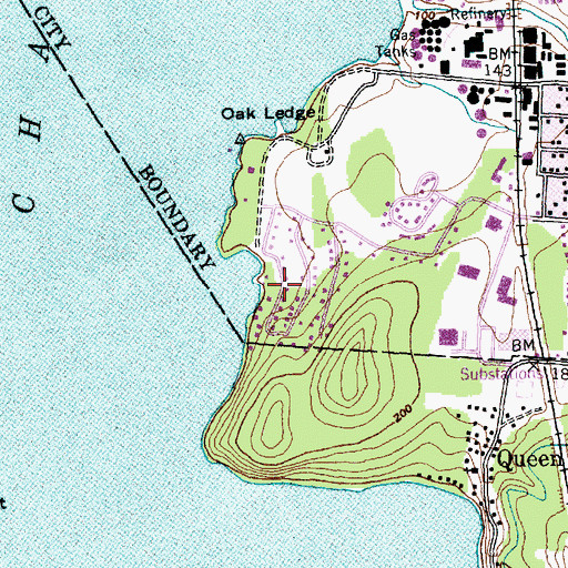Topographic Map of Redstone Park, VT