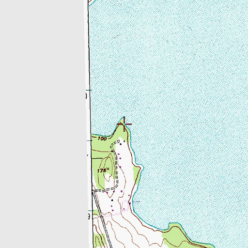 Topographic Map of Sled Runner Point, VT