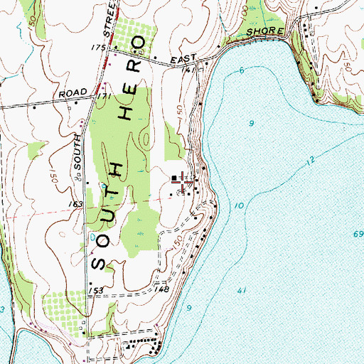 Topographic Map of Camp Hochelaga, VT