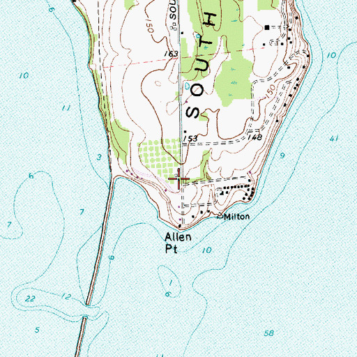 Topographic Map of Camp Skyland, VT