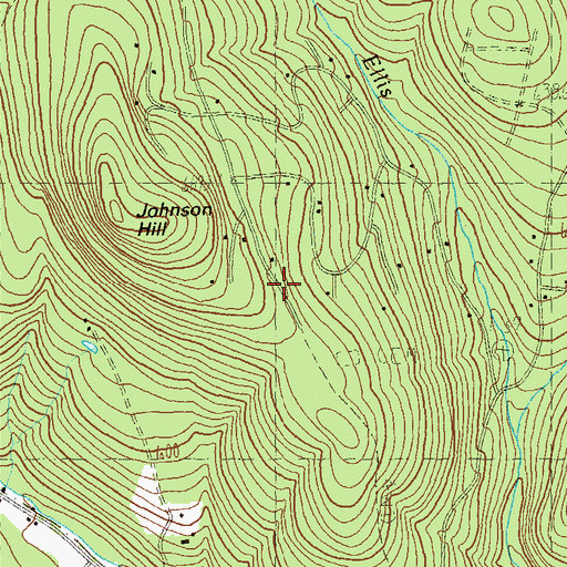 Topographic Map of Baldwin Cemetery, VT