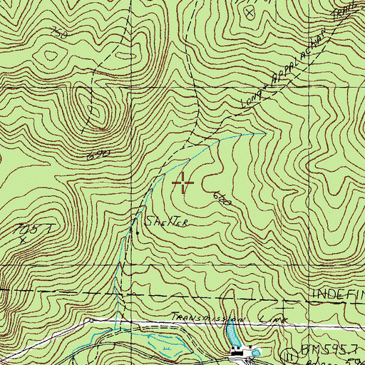 Topographic Map of Bromley Camp, VT