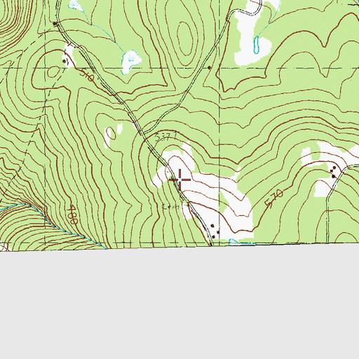 Topographic Map of Carley Cemetery, VT