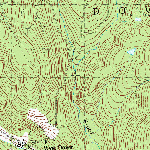 Topographic Map of Cheney Brook, VT