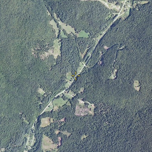 Aerial/Satellite Image of Crazy John Stream, VT