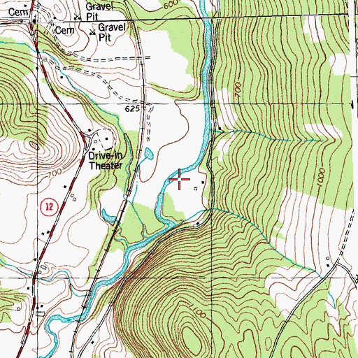 Topographic Map of Gilead Brook, VT
