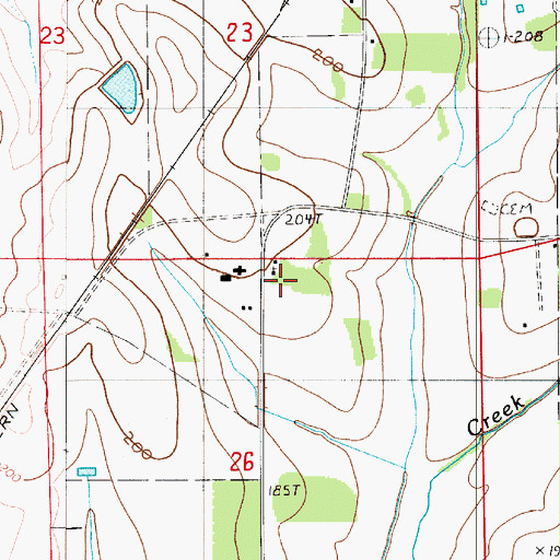 Topographic Map of Union Grove Church, AL